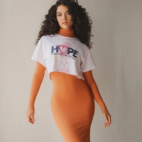 Vintage crop top hope size medium tie dye - Picture 1 of 5